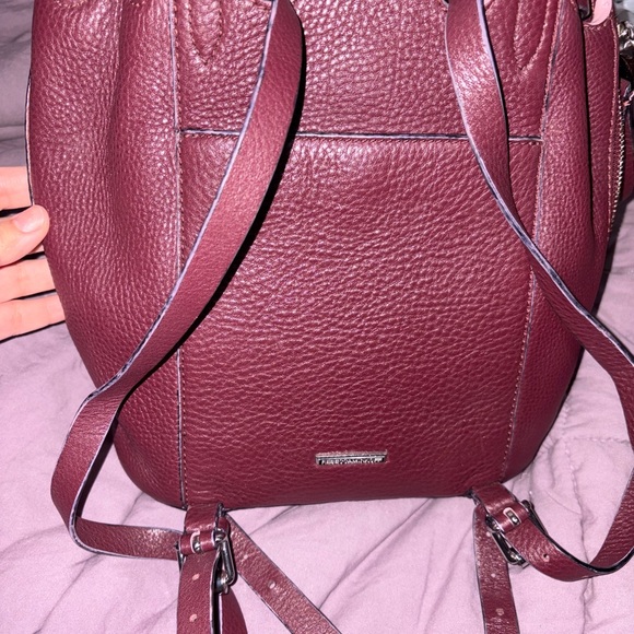 Rebecca Minkoff Maroon mini backpack - Picture 10 of 11